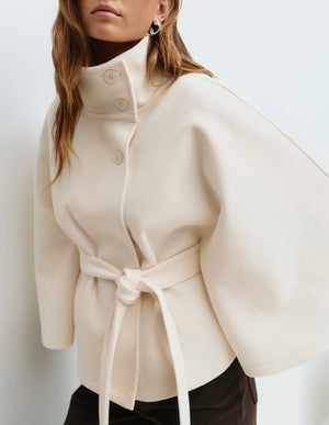Manteau Cape Ceinturé