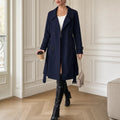 Trench Ceinturé Classique — Bleu marine
