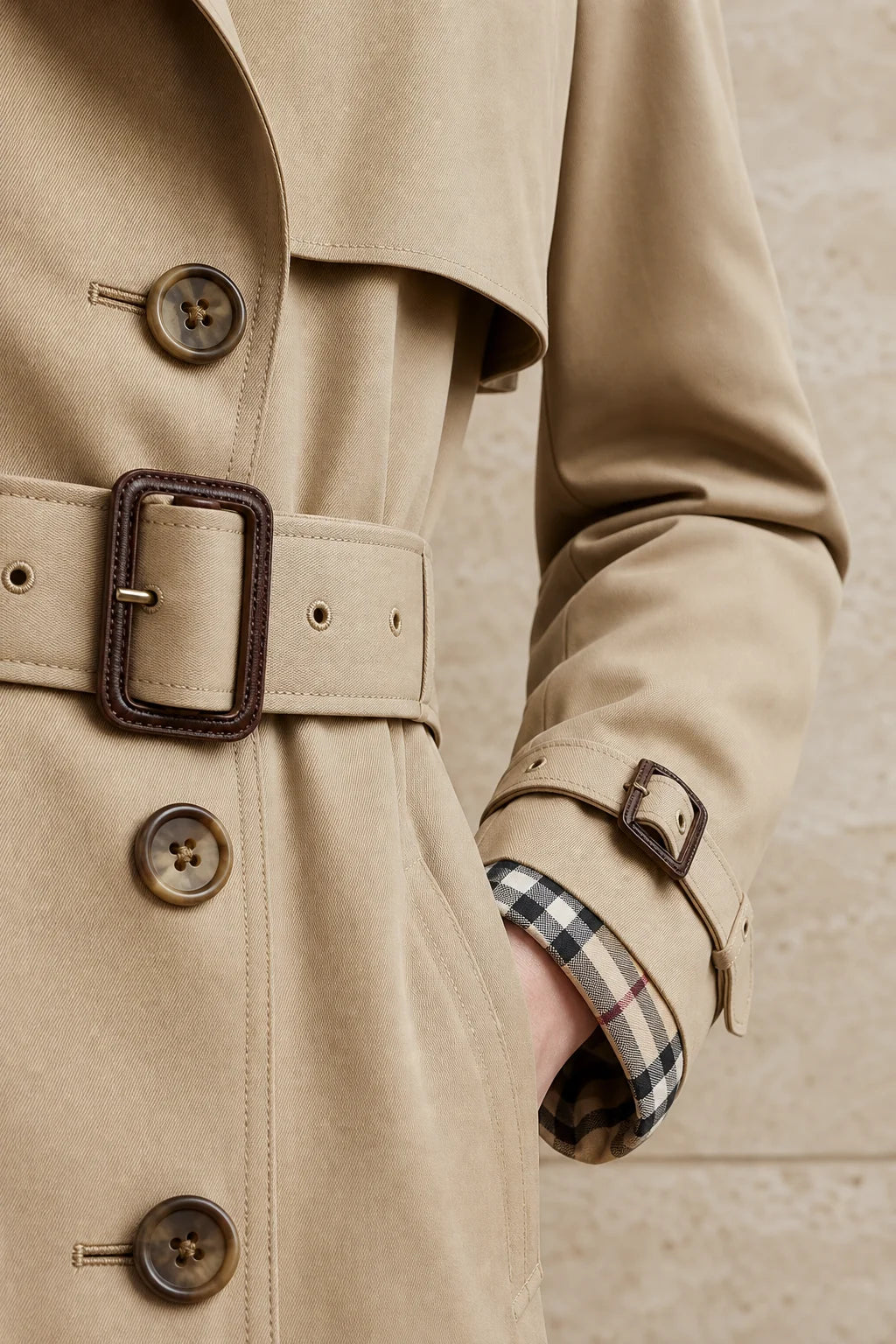 La doublure check, notre empreinte
